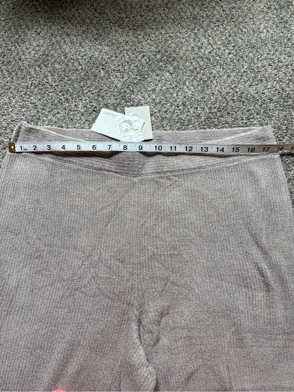 NWT Barefoot Dreams CozyChic Ultra Lite Crop Pant in Beach Rock Beige Tall XL - Picture 9 of 12